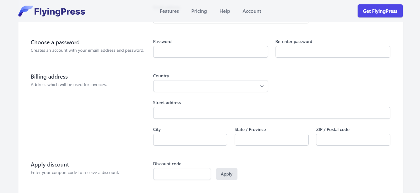 FlyingPress 8 Step 3 FlyingPress Checkout